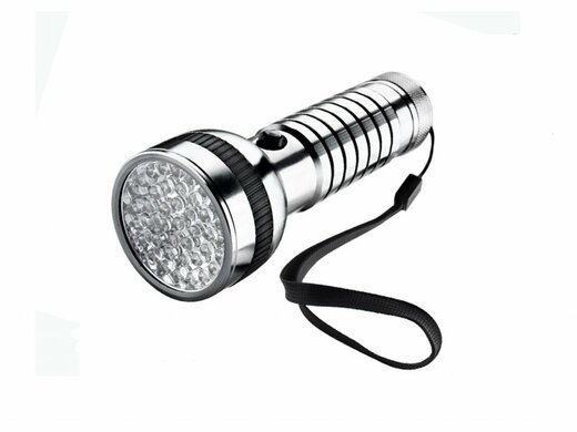 UV svítilna 41 LED stříbrná