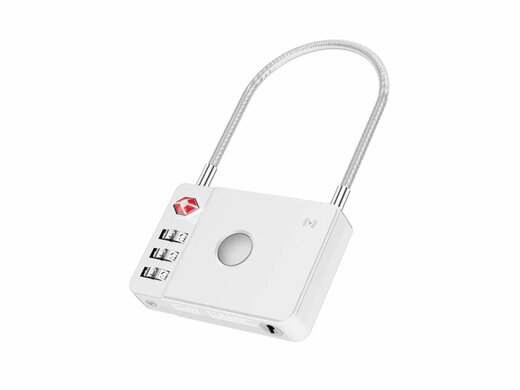 Mili MiLock - Bílý zámek na zavazadla s Bluetooth