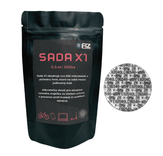 FIZ značící sada 2,5ml -  X1