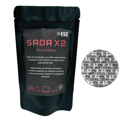 FIZ značící sada 25ml - X2